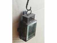 Vechi lanternă portabilă manuală, lampă, candelă, sfeșnic, lustră