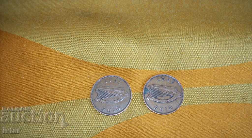 Licitație monede de 1 penny EIRE/Irlanda/