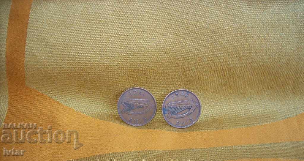Delivery of 1 penny coins EIRE/Ireland/