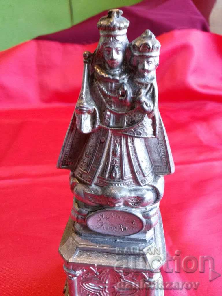 Old French Catholic Statue The Virgin with the Child - 5 Old French Catholic Statue The Virgin with the Child - 5