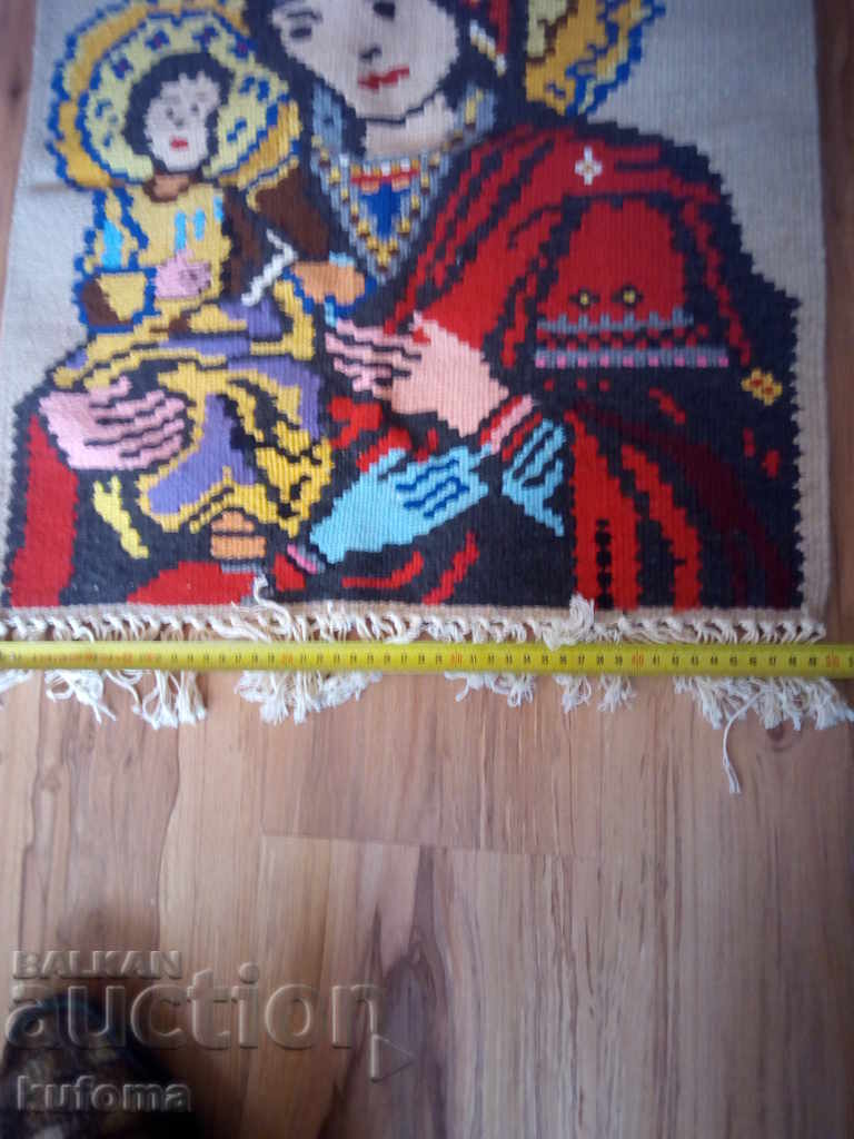 Delivery of An old hand-woven icon Delivery of An old hand-woven icon