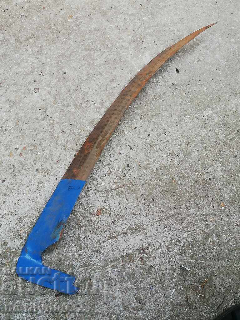 Old forged mowing hair, wrought iron USSR NOT USED - 6