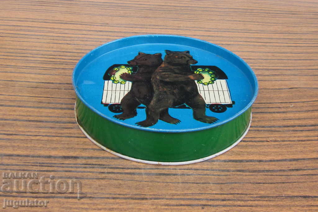 стара руска соц ламаринена музикална играчка дейре - 5 стара руска соц ламаринена музикална играчка дейре - 5