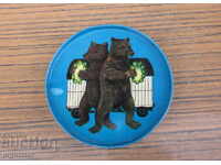 Stara ruska sots lamarinena muzikalna igrachka daĭre