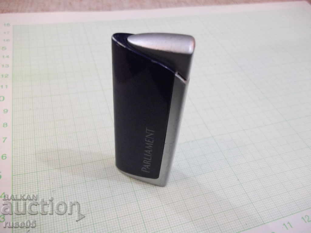 Gas lighter "PARLIAMENT" with jet flame working - 5 Gas lighter "PARLIAMENT" with jet flame working - 5