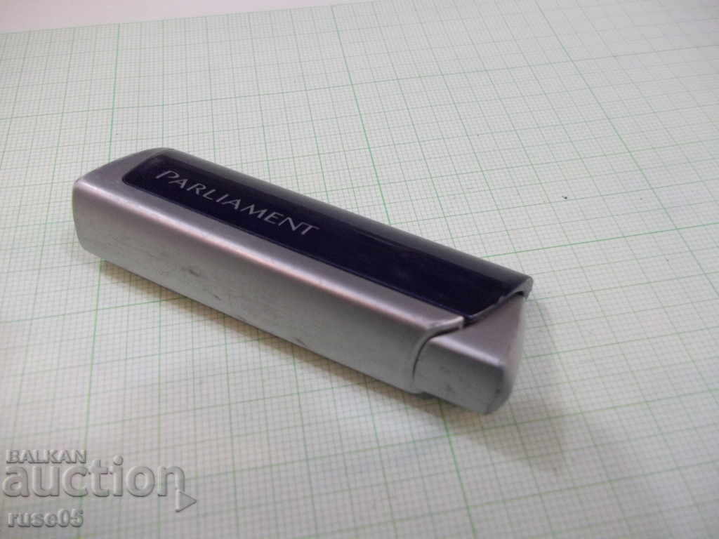 Gas lighter "PARLIAMENT" with jet flame working - 6 Gas lighter "PARLIAMENT" with jet flame working - 6