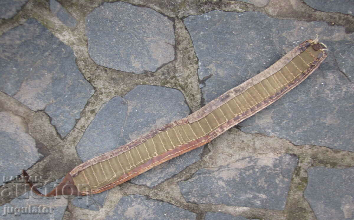 old hunting hunting patrondash leather and tarpaulin belt with price 20.00 BGN | € 10.23 old hunting hunting patrondash leather and tarpaulin belt with price 20.00 BGN | € 10.23
