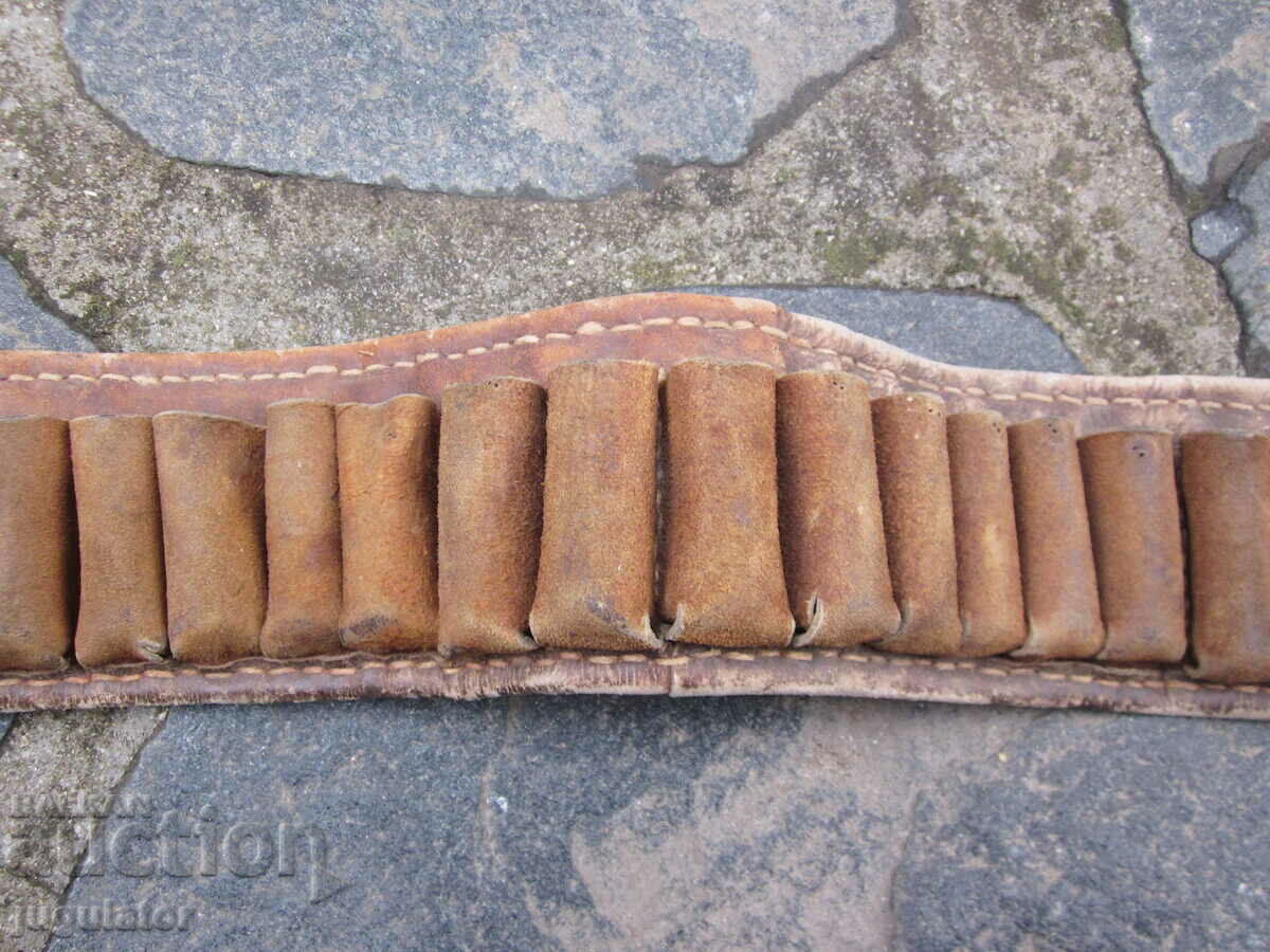 old hunting hunting patrondash leather and tarpaulin belt - 5 old hunting hunting patrondash leather and tarpaulin belt - 5