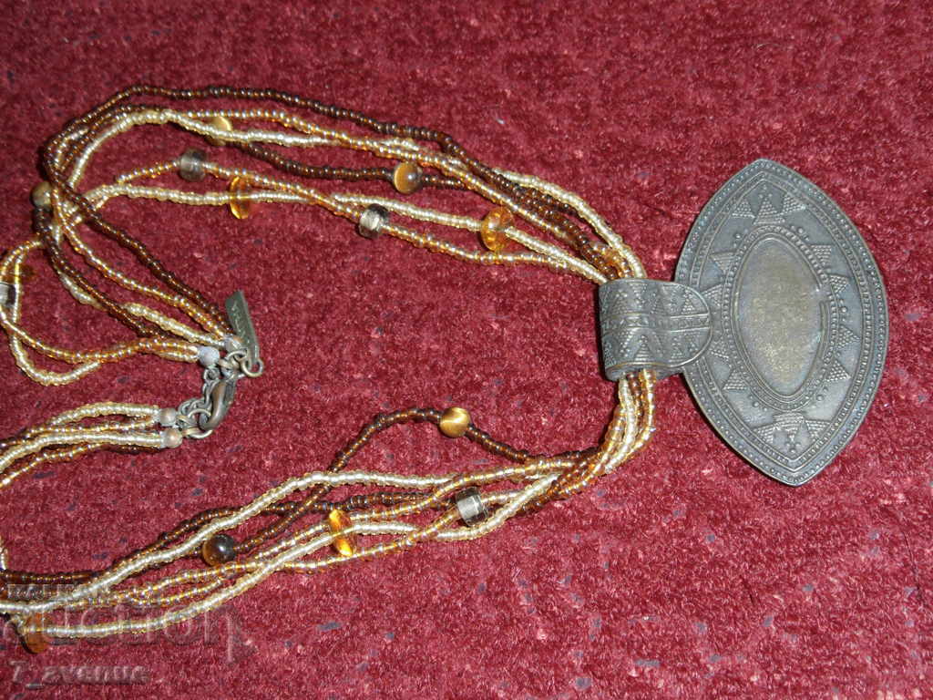 NECKLACE with 6 rows of beads 40cm, height 6/3cm with price 49.00 BGN | € 25.05 NECKLACE with 6 rows of beads 40cm, height 6/3cm with price 49.00 BGN | € 25.05