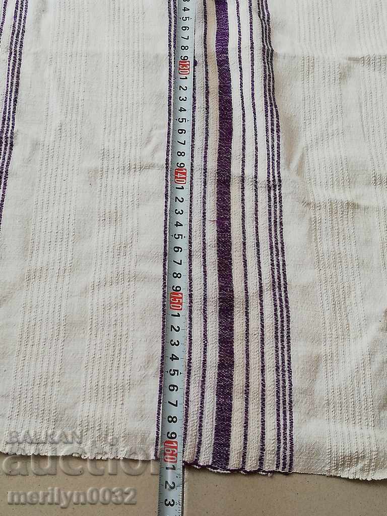 Παράδοση Vintage χειροποίητο σεντόνι με δαντέλα