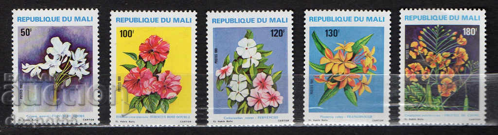 1981. Mali. Flowers.