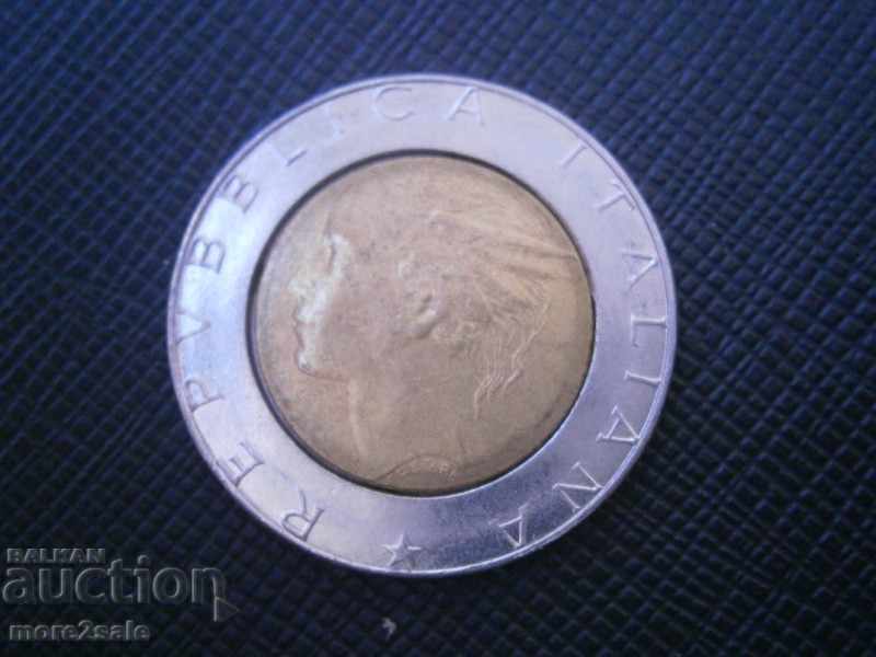 500 ЛИРИ 1990 ИТАЛИЯ - МОНЕТА с цена 1.00 лв. | € 0.51