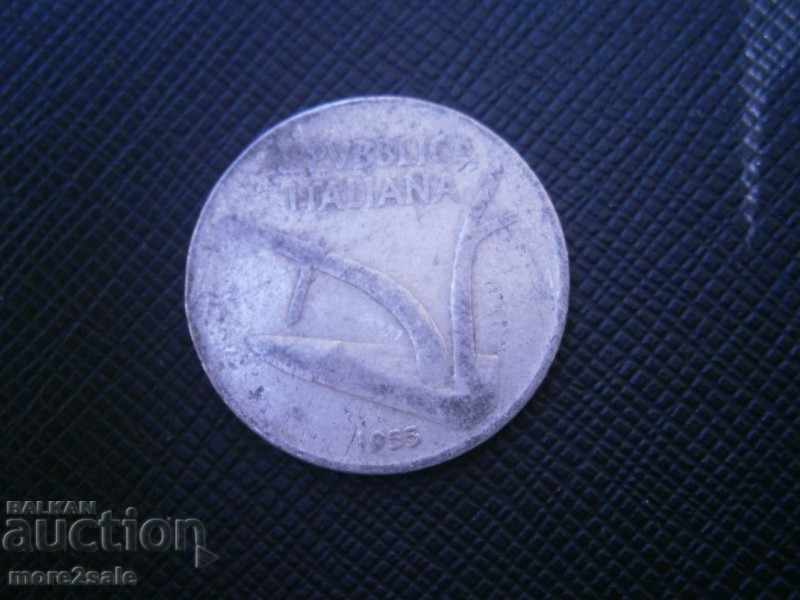 10 LEI 1955 ITALY - THE COIN with price 0.50 BGN | € 0.26 10 LEI 1955 ITALY - THE COIN with price 0.50 BGN | € 0.26