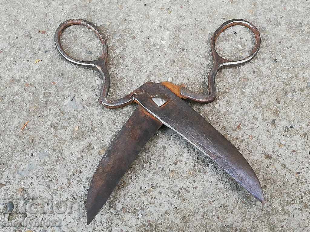 Renaissance forged scissors, wrought iron - 5 Renaissance forged scissors, wrought iron - 5