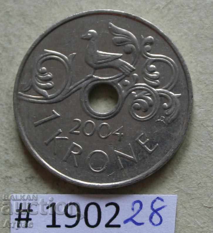 1 krona 2004 Norway