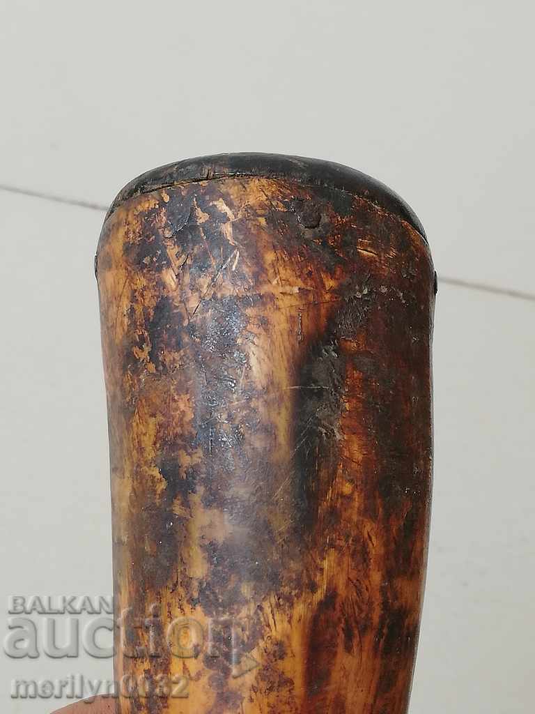 Ancient horned horn powder magazine for a rifle, Pishtov - 7 Ancient horned horn powder magazine for a rifle, Pishtov - 7