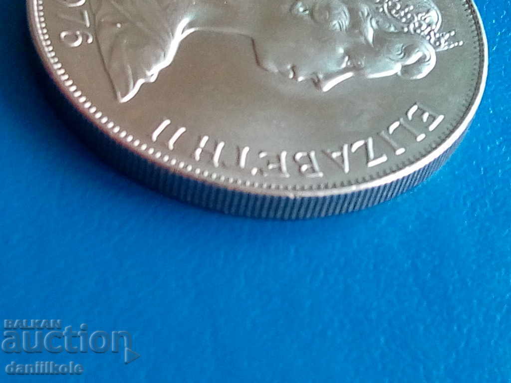 Auction  *$*Y*$* ISLE OF MAN 1 KRON 1976 200 USA - ELIZABETH II *$*Y*$*