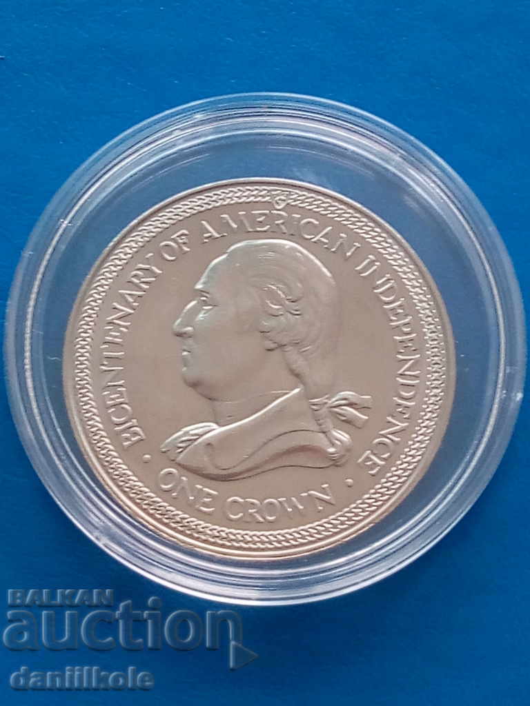 *$*Y*$* ISLE OF MAN 1 KRON 1976 200 SUA - ELIZABETH II *$*Y*$* - 5 *$*Y*$* ISLE OF MAN 1 KRON 1976 200 SUA - ELIZABETH II *$*Y*$* - 5