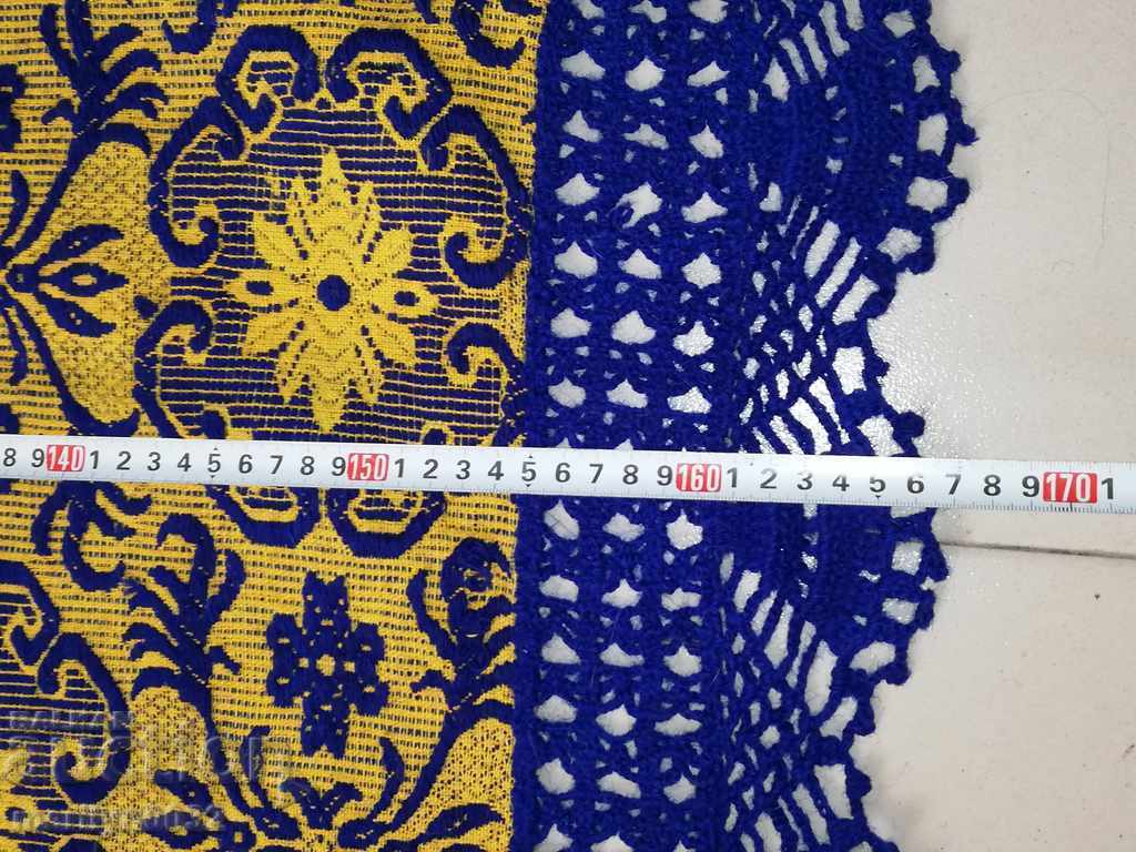 Δημοπρασία Παλιά μπλε κουβέρτα κάλυμμα πολύχρωμο χαλί Δημοπρασία Παλιά μπλε κουβέρτα κάλυμμα πολύχρωμο χαλί