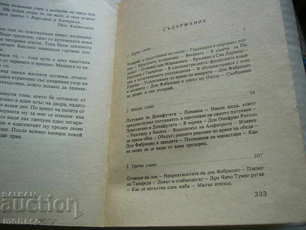 Delivery of Old book - Giuseppe di Lampedusa, The Cheetah