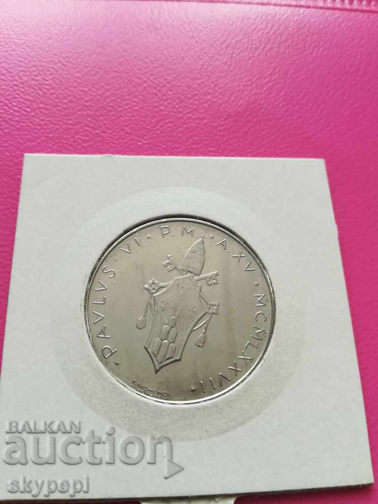 100 ΛΙΡΕΣ 1977 ΒΑΤΙΚΑΝΟ με τιμή € 4.07 | 7.96 BGN
