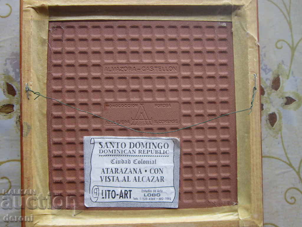Pictură artificială din ceramică Art Deco Santo Domingo - 5 Pictură artificială din ceramică Art Deco Santo Domingo - 5