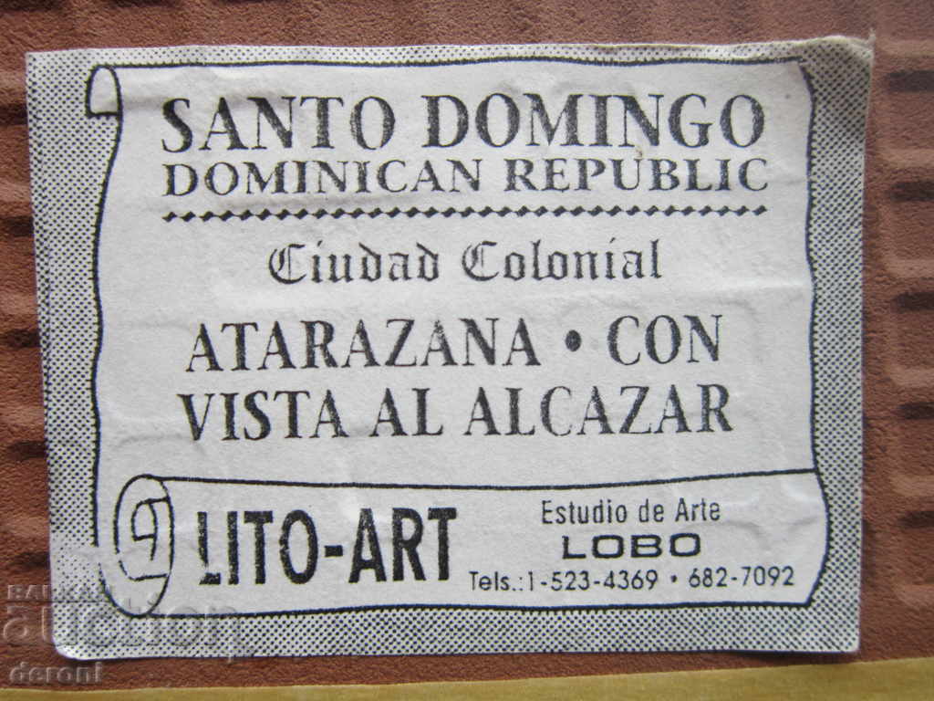 Pictură artificială din ceramică Art Deco Santo Domingo - 7 Pictură artificială din ceramică Art Deco Santo Domingo - 7