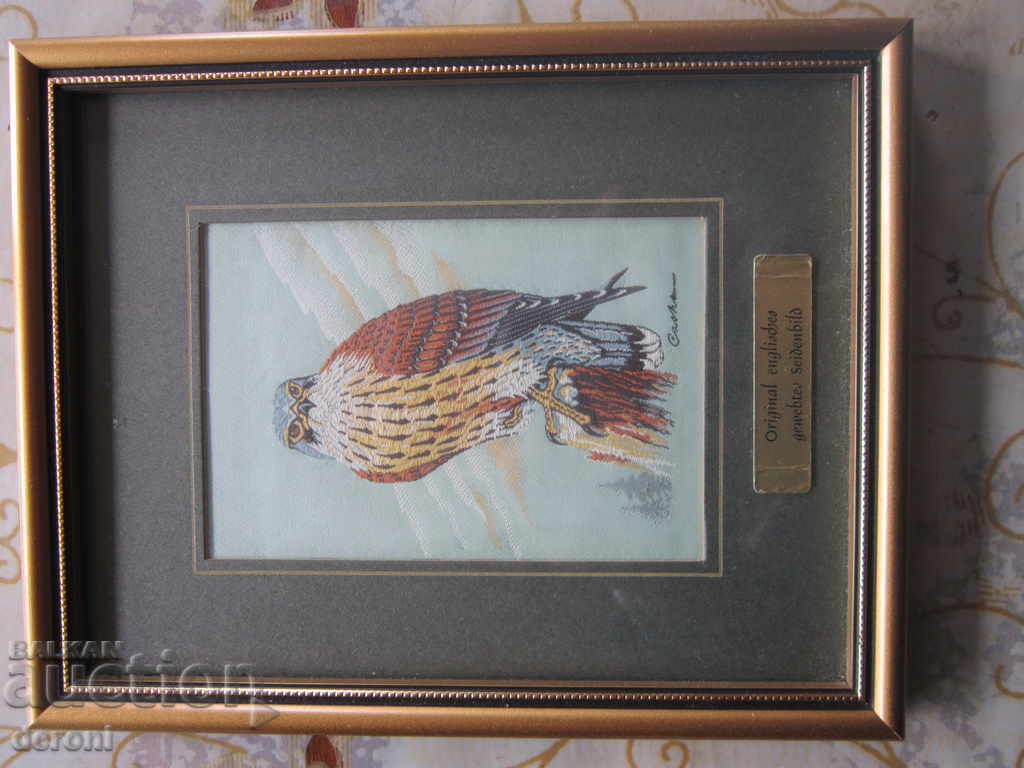 Αρχική παλιά εικόνα Falcon σε υφασμένο μετάξι - 5 Αρχική παλιά εικόνα Falcon σε υφασμένο μετάξι - 5