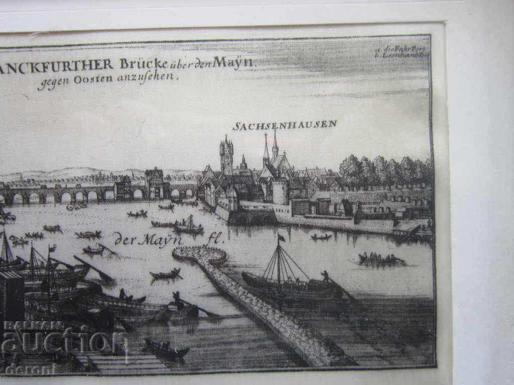 Pictură veche veche pe mătase țesută - 5