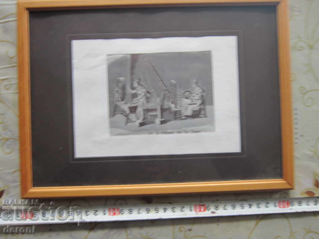 Delivery of Original Old Painting Woven on Silk Woven Delivery of Original Old Painting Woven on Silk Woven