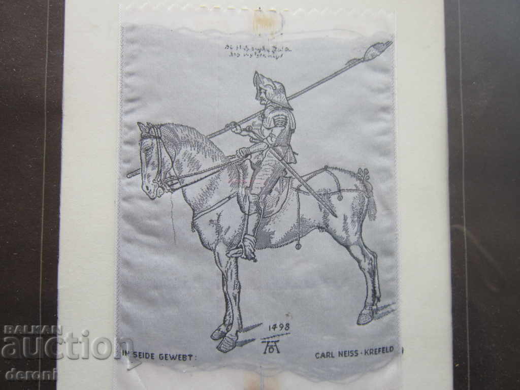 Αρχικό παλιό Ιππότης Ζωγραφική σε μεταξωτό μετάξι - 6 Αρχικό παλιό Ιππότης Ζωγραφική σε μεταξωτό μετάξι - 6