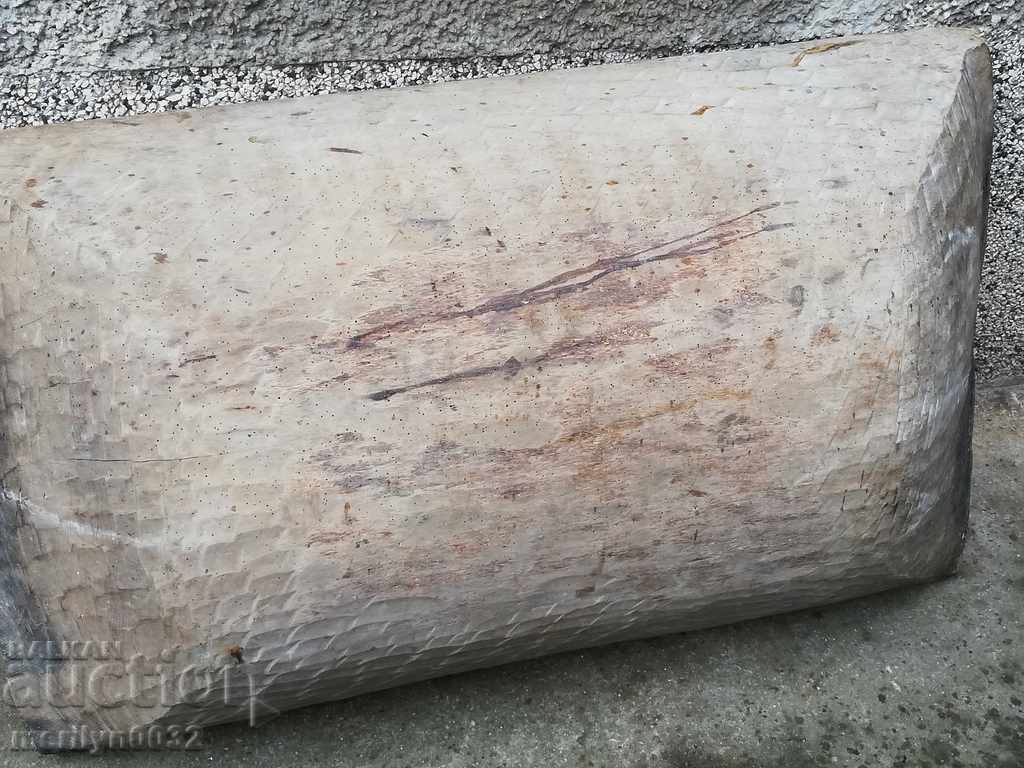 Old wooden bed, wooden, night, basin, chimney - 5