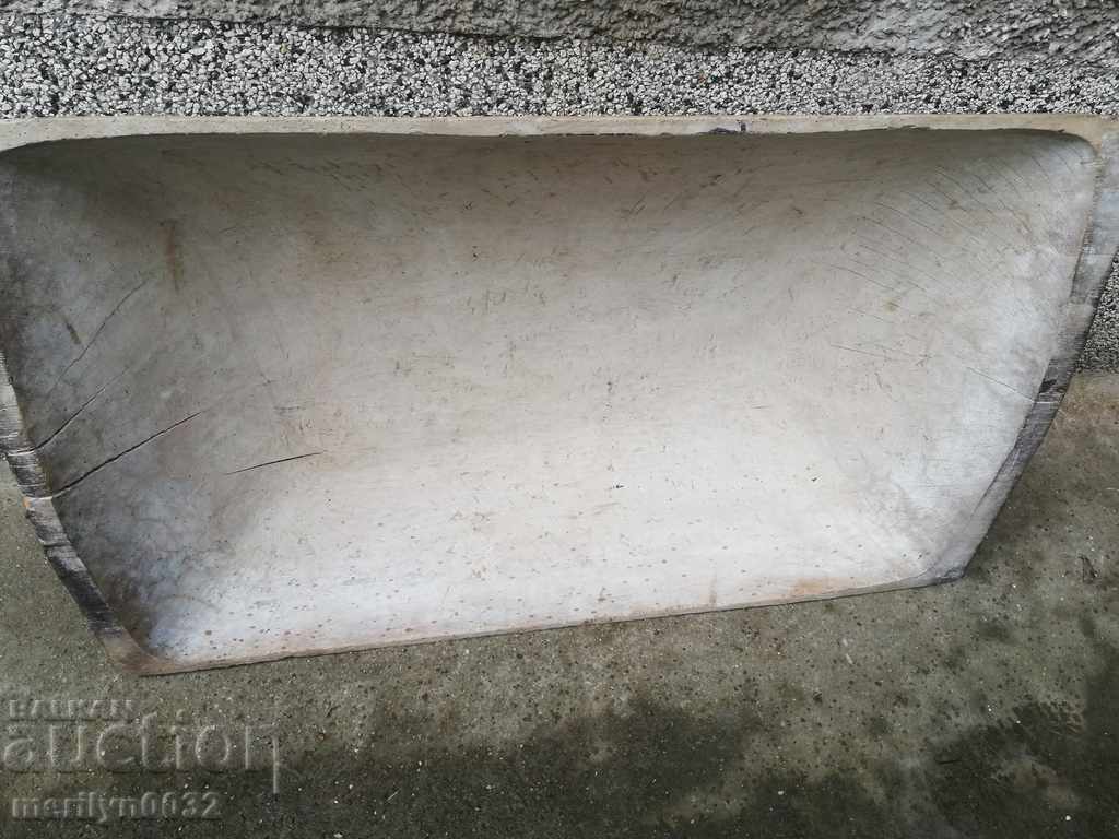 Old wooden bed, wooden, night, basin, chimney - 6