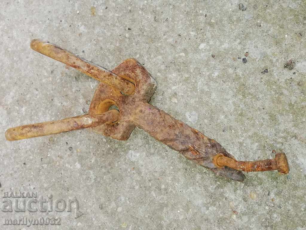 Metal rings, wrought iron for a wagon - 6 Metal rings, wrought iron for a wagon - 6