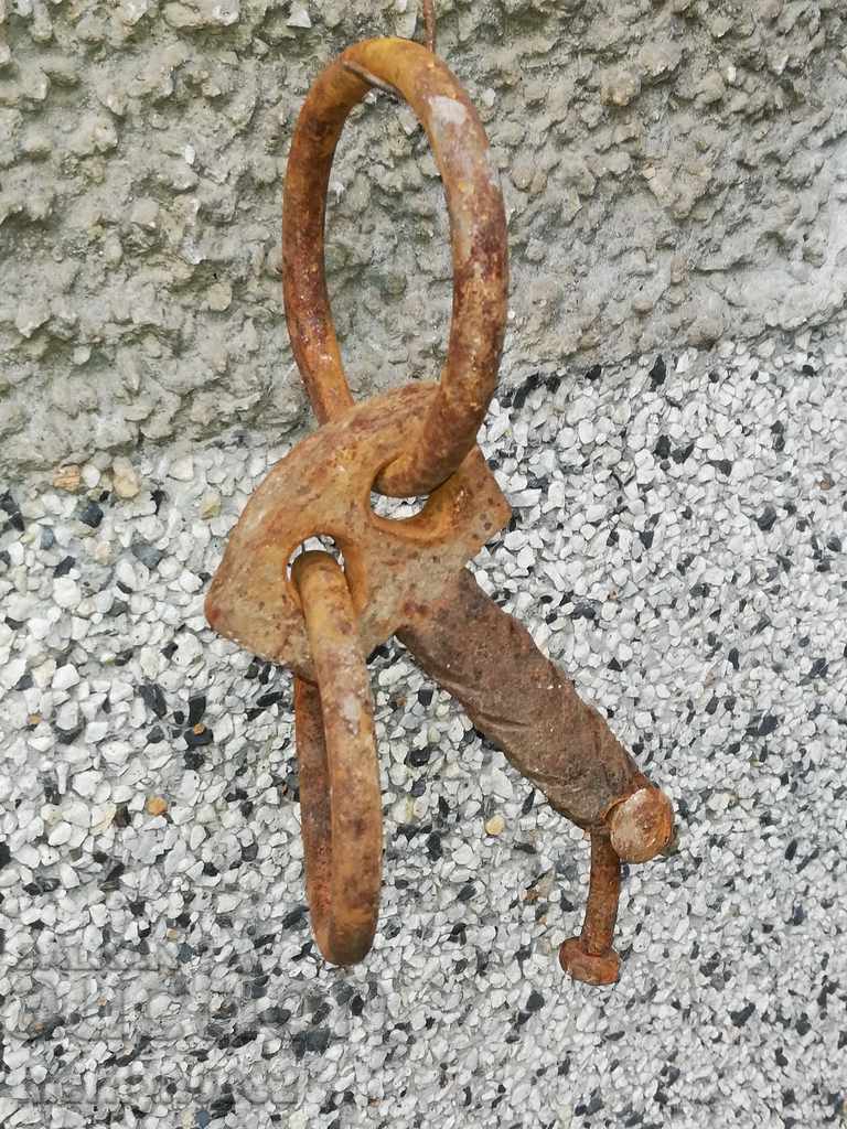 Metal rings, wrought iron for a wagon - 7 Metal rings, wrought iron for a wagon - 7