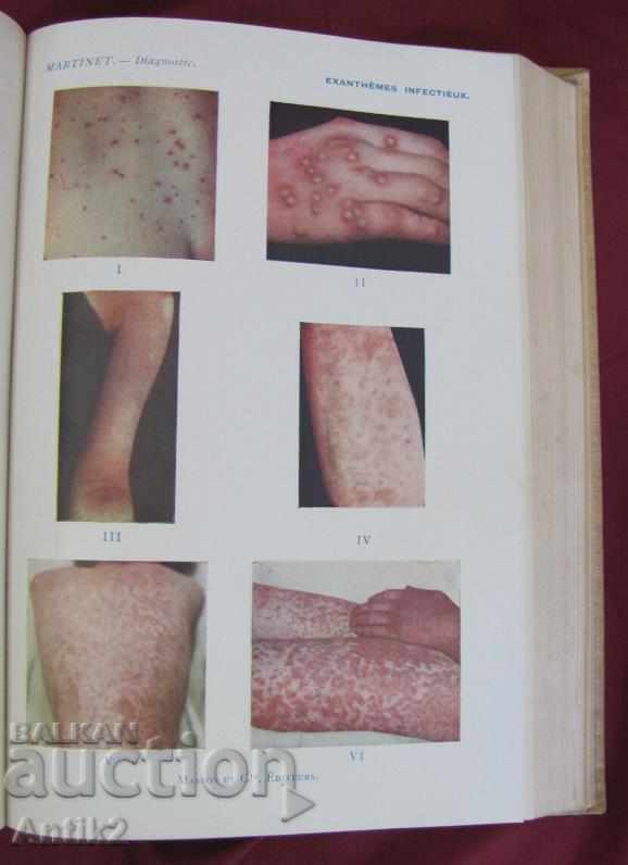 Auction 1922years. Medical Book DIAGNOSTIC CLINIQUE Auction 1922years. Medical Book DIAGNOSTIC CLINIQUE