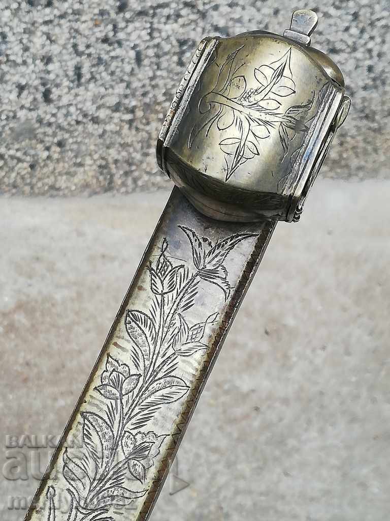 Revival ink vase devitated in the middle of the 19th century - 5