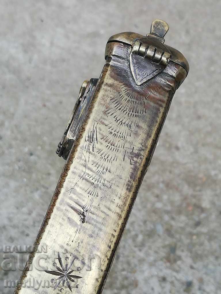 Revival ink vase devitated in the middle of the 19th century - 6