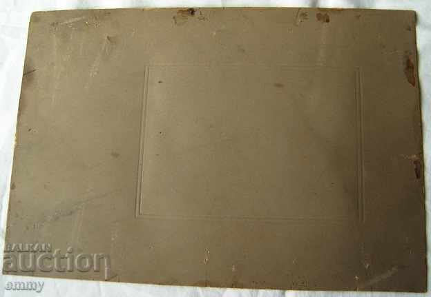 Old photo thick cardboard wedding studio - 5