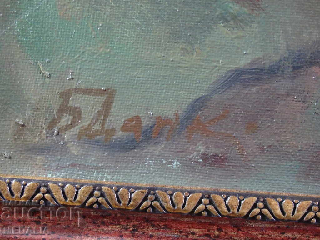 Delivery of Prof. Boris Dankov-Landscape from Trunsko-oil paints-signed Delivery of Prof. Boris Dankov-Landscape from Trunsko-oil paints-signed