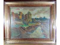 Prof. Boris Dankov - Landscape of Transko-oil paints - signed