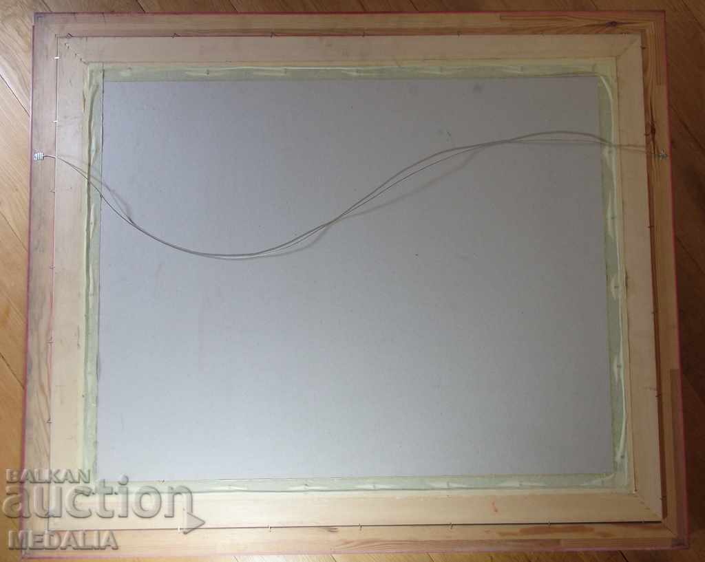 Delivery of Vladimir Rilski-landscape-chalk drawing-signed-very large!