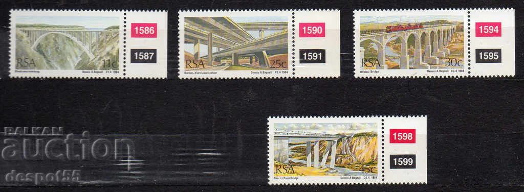 1984. South Africa. Bridges in South Africa.