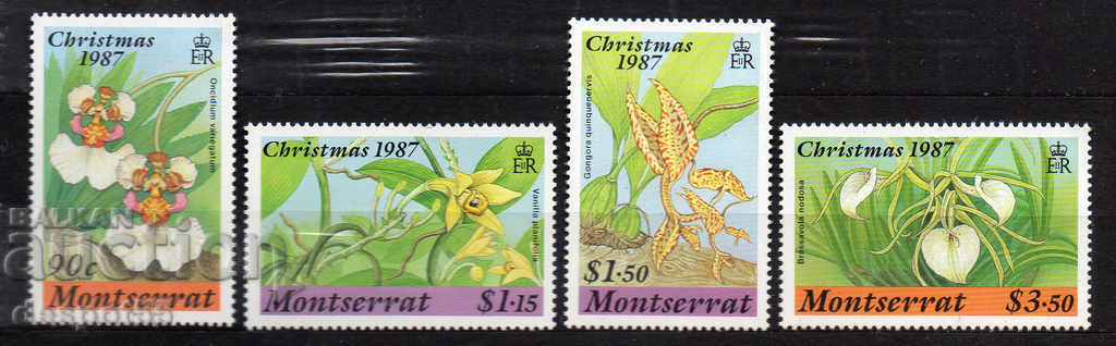 1987. Montserrat. Orhideele.