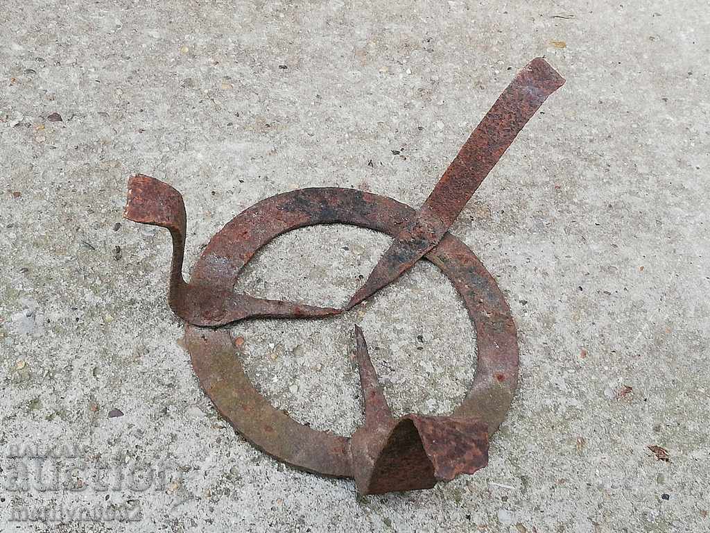 Auction Antique wrought iron stove, hearth, grill, wrought iron Auction Antique wrought iron stove, hearth, grill, wrought iron