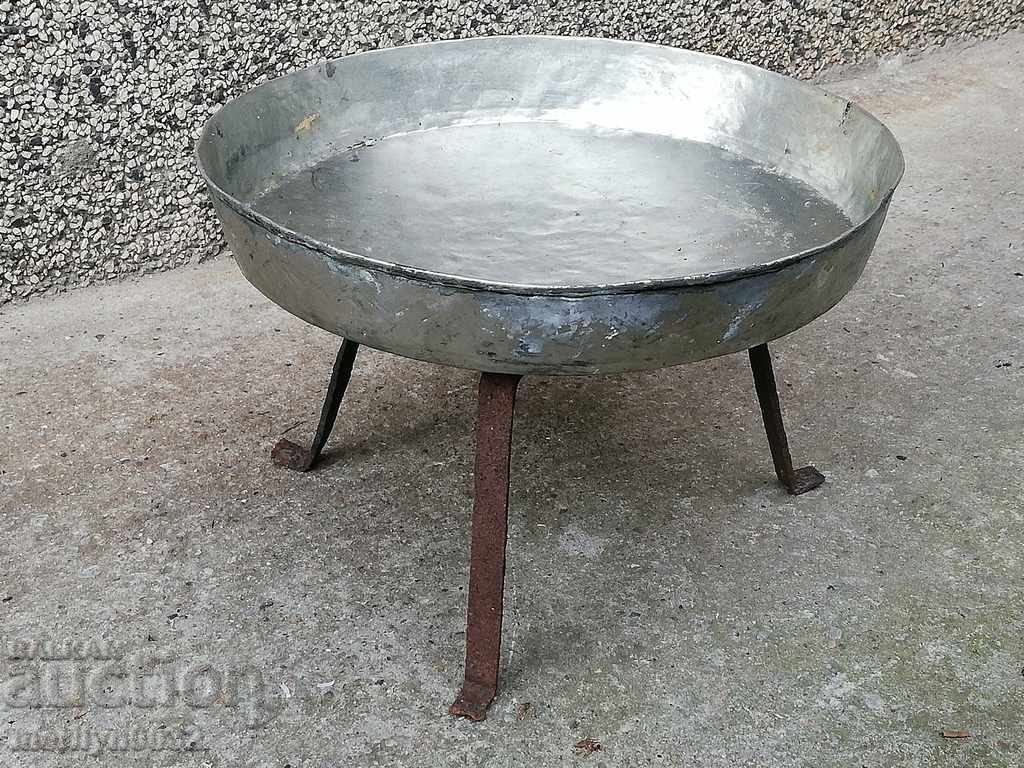 An old forged sack, fireplace, grill, wrought iron - 7