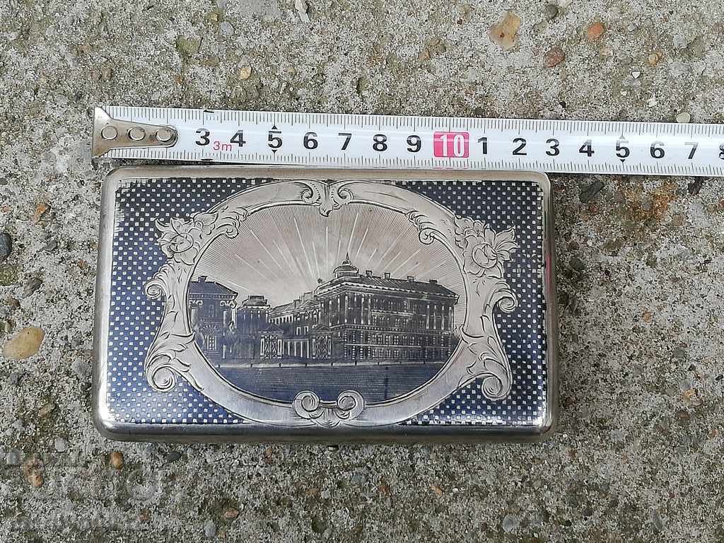 Silver Russian snuffbox 193.8 grams high sample 875/1000 with price 1796.00 BGN | € 918.28 Silver Russian snuffbox 193.8 grams high sample 875/1000 with price 1796.00 BGN | € 918.28