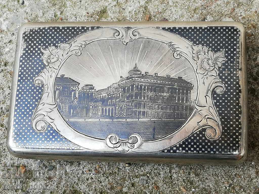 Snuffbox rusesc argintiu 193,8 grame eșantion 875/1000 - 7