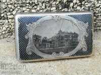 Silver Russian snuffbox 193.8 grams high sample 875/1000