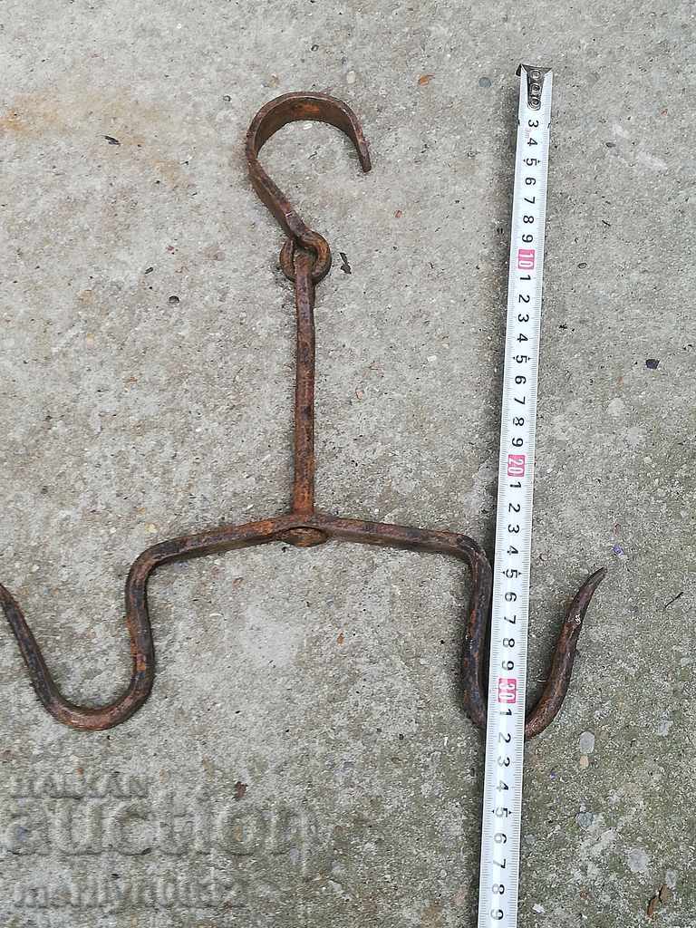 Αρχαία πλαστά άγκιστρο για εκδορά διπλό γάντζο - 5 Αρχαία πλαστά άγκιστρο για εκδορά διπλό γάντζο - 5